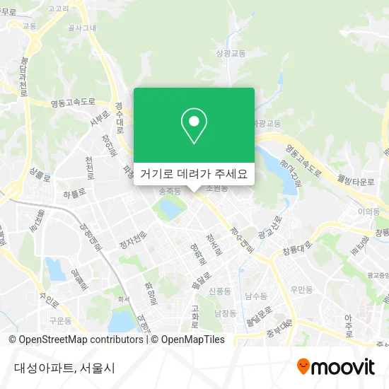 대성아파트 지도