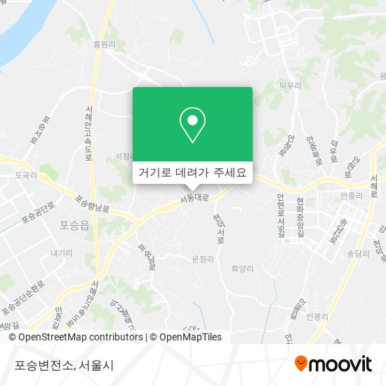 포승변전소 지도