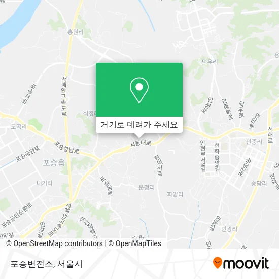 포승변전소 지도