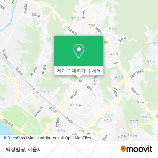 백상빌딩 지도