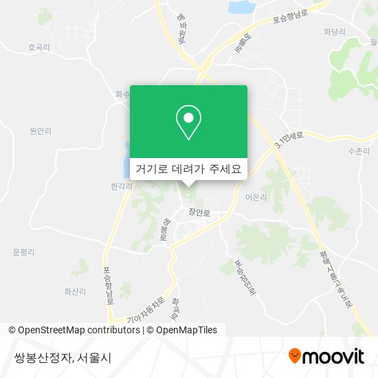 쌍봉산정자 지도