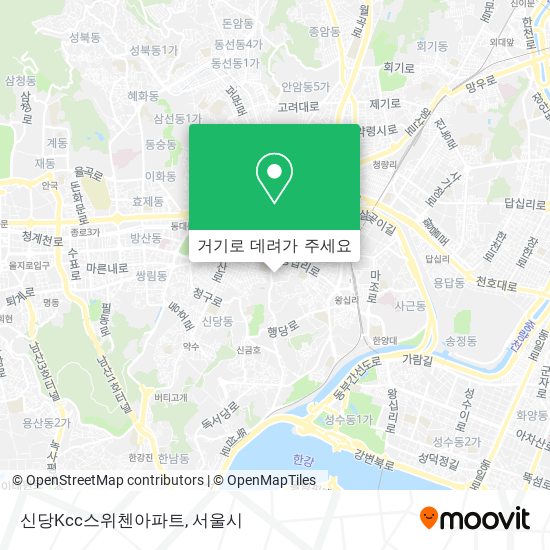 신당Kcc스위첸아파트 지도