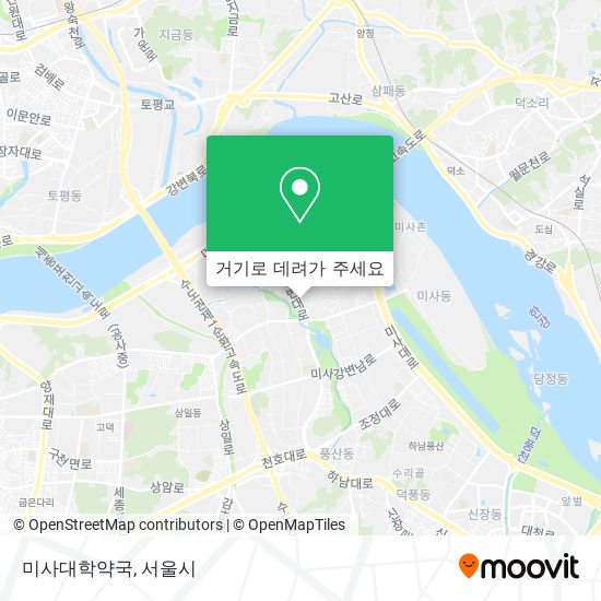 미사대학약국 지도