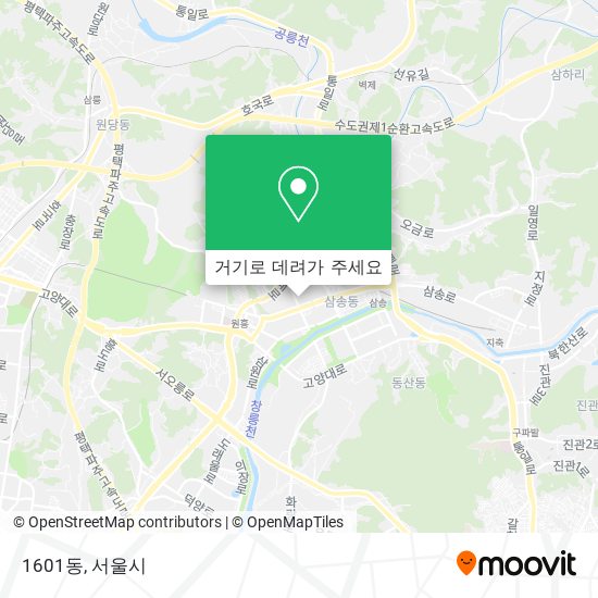 1601동 지도