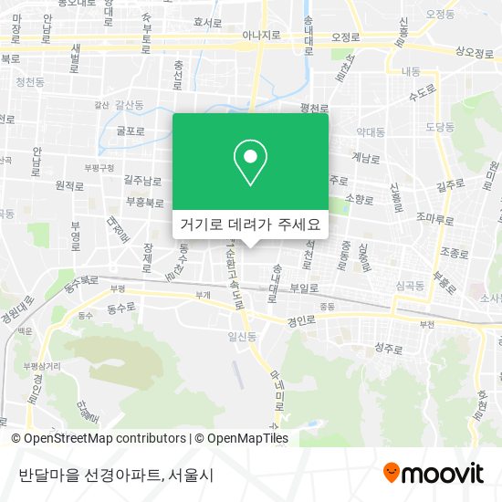 반달마을 선경아파트 지도