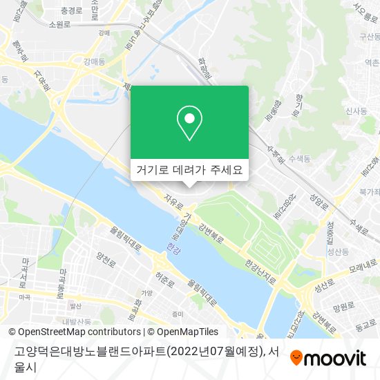 고양덕은대방노블랜드아파트(2022년07월예정) 지도