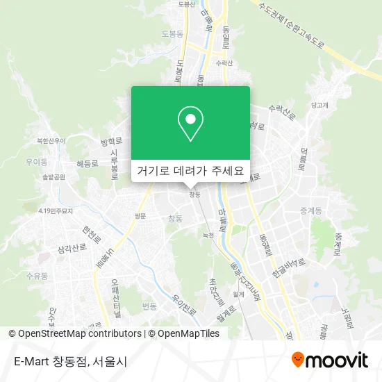 E-Mart 창동점 지도