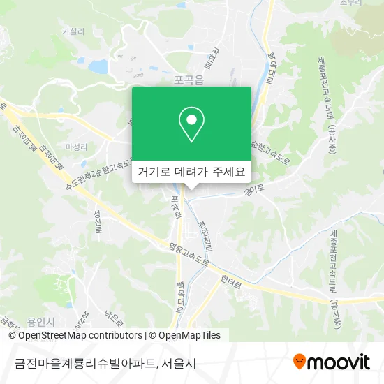 금전마을계룡리슈빌아파트 지도
