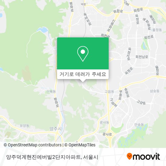 양주덕계현진에버빌2단지아파트 지도