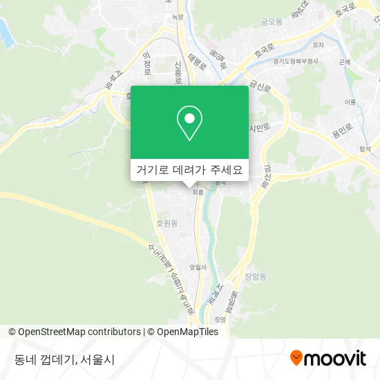 동네 껍데기 지도