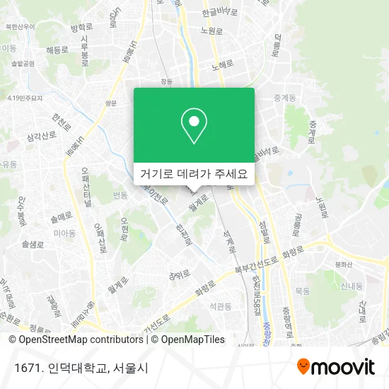 1671. 인덕대학교 지도