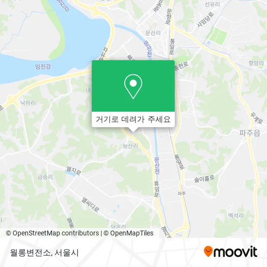 월롱변전소 지도