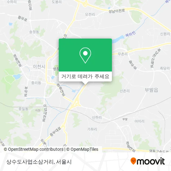 상수도사업소삼거리 지도