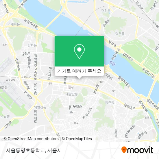 서울등명초등학교 지도