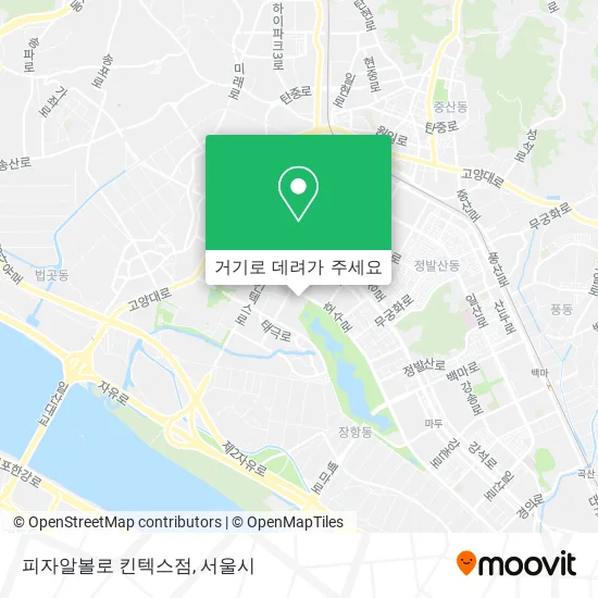피자알볼로 킨텍스점 지도