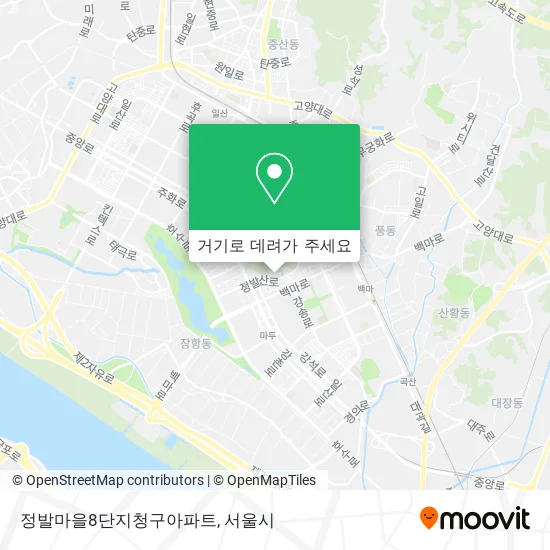 정발마을8단지청구아파트 지도