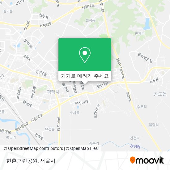 현촌근린공원 지도
