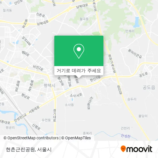 현촌근린공원 지도