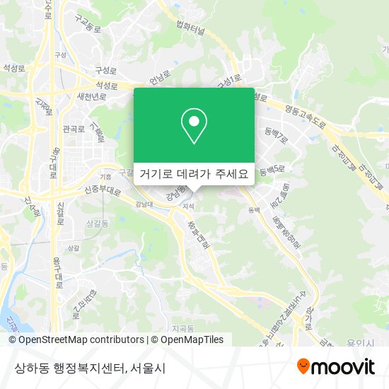 상하동 행정복지센터 지도