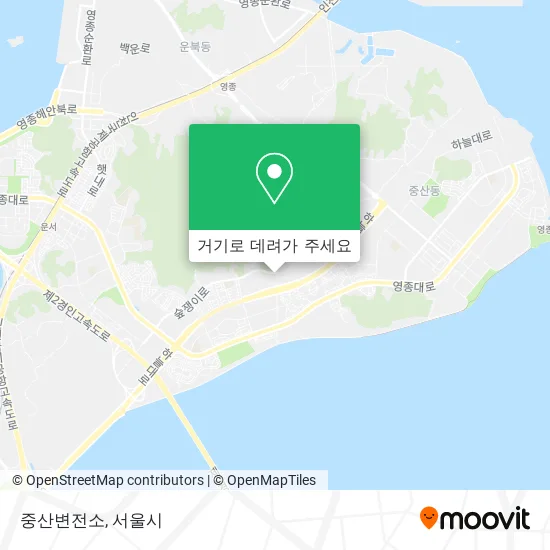 중산변전소 지도