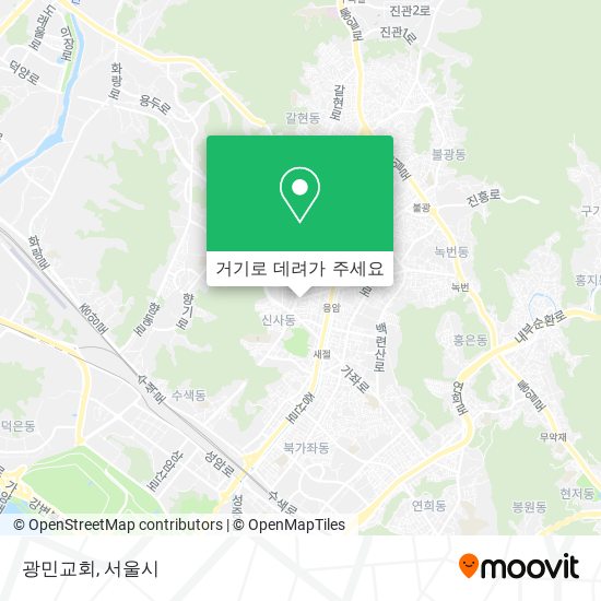 광민교회 지도