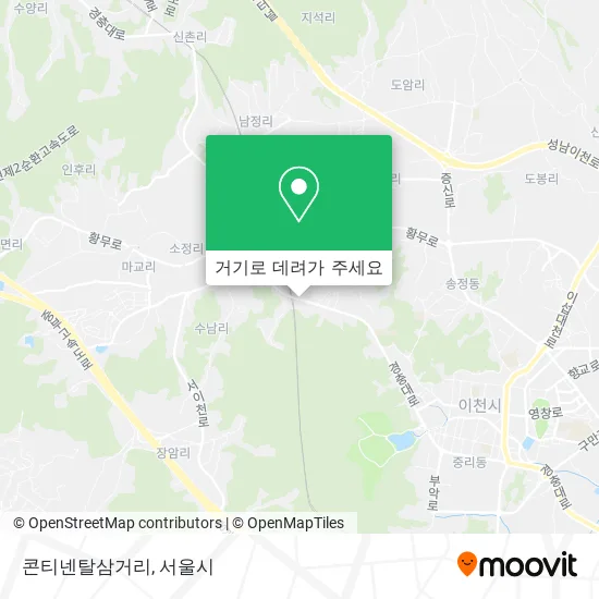 콘티넨탈삼거리 지도