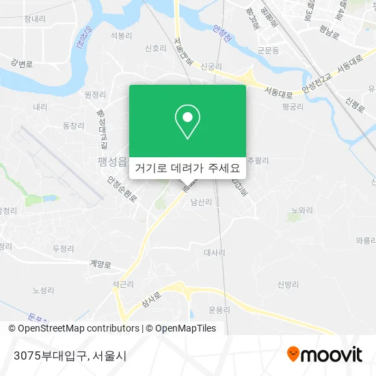 3075부대입구 지도