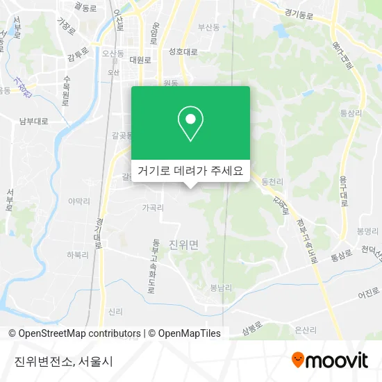 진위변전소 지도