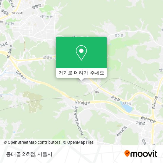 동태골 2호점 지도