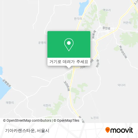 기아카렌스타운 지도