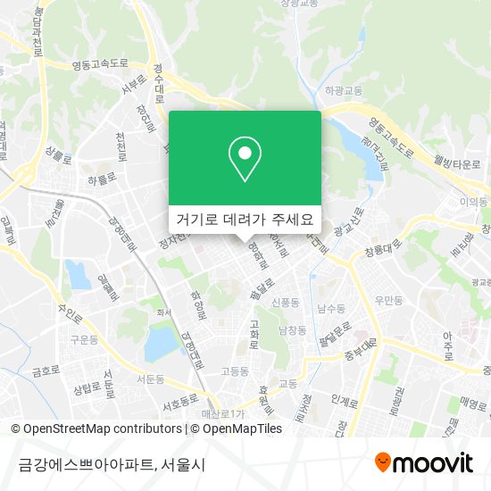 금강에스쁘아아파트 지도