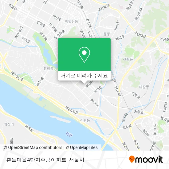 흰돌마을4단지주공아파트 지도