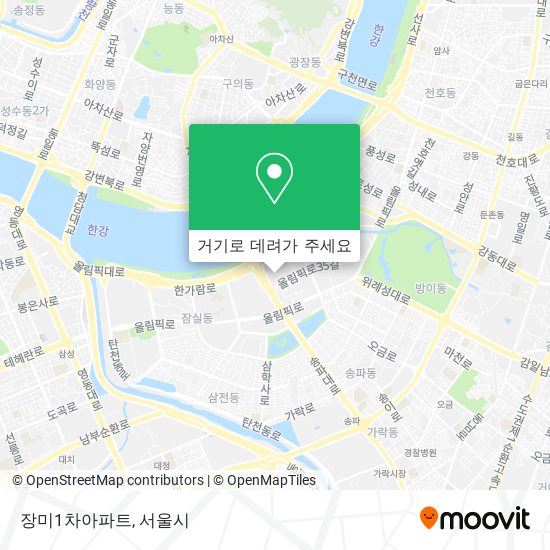 장미1차아파트 지도