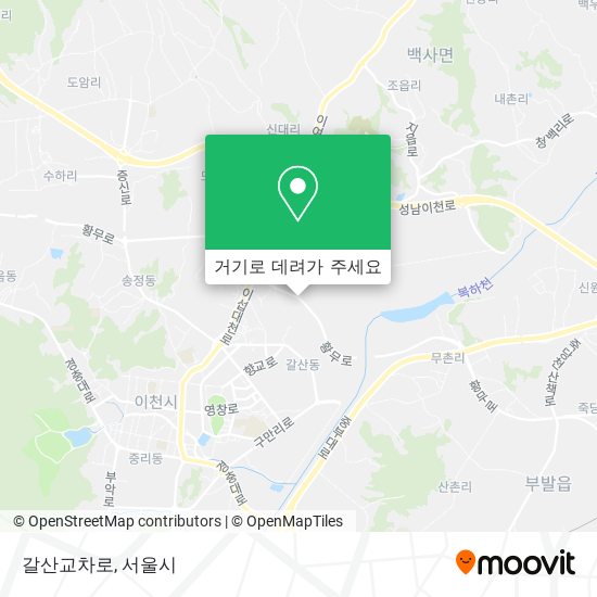 갈산교차로 지도