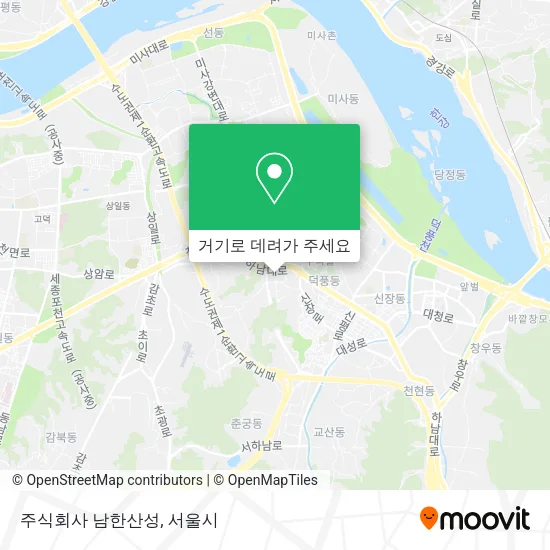 주식회사 남한산성 지도