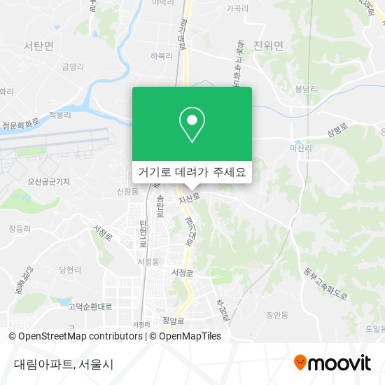 대림아파트 지도