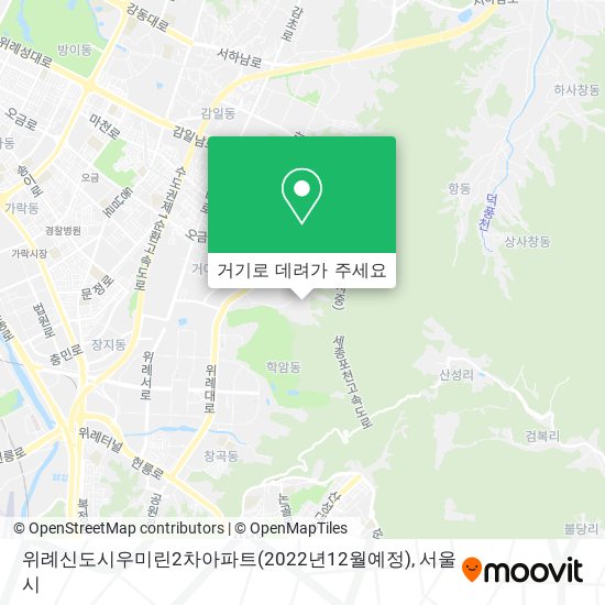 위례신도시우미린2차아파트(2022년12월예정) 지도