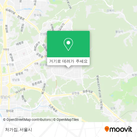 처가집 지도