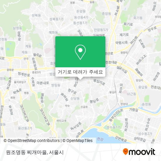 원조명동 찌개마을 지도