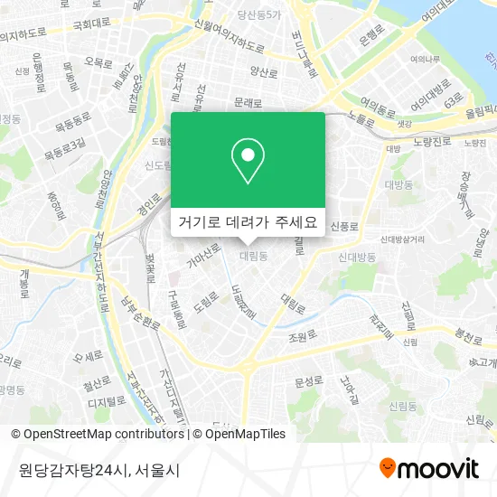 원당감자탕24시 지도