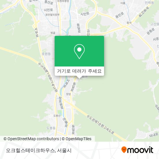 오크힐스테이크하우스 지도