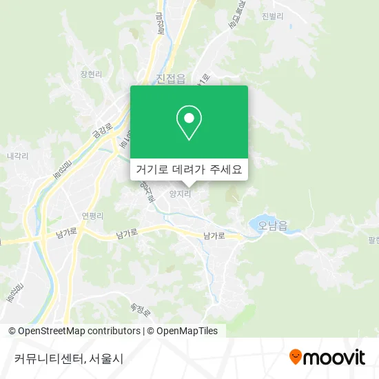 커뮤니티센터 지도