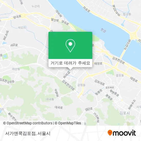 서가앤쿡김포점 지도
