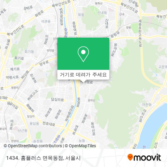 1434. 홈플러스 면목동점 지도