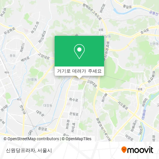 신원당프라자 지도