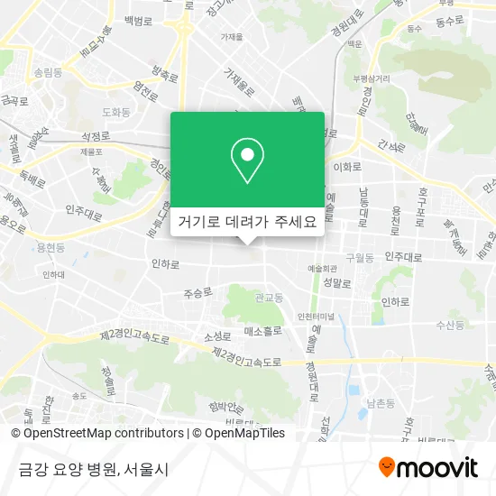 금강 요양 병원 지도
