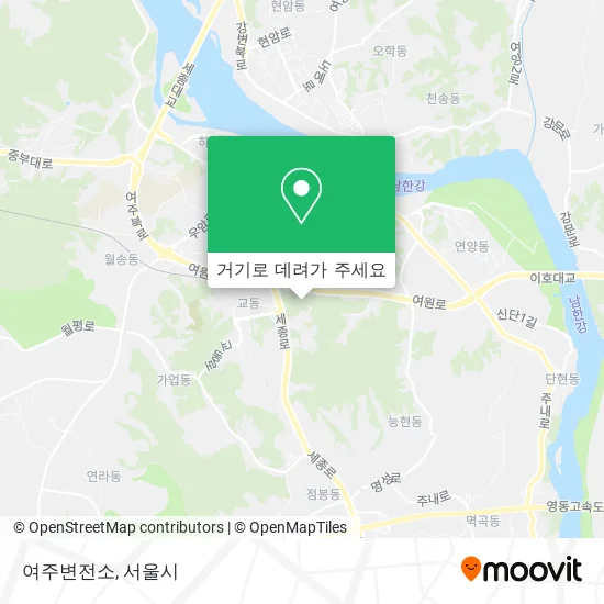 여주변전소 지도