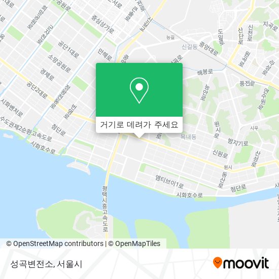 성곡변전소 지도