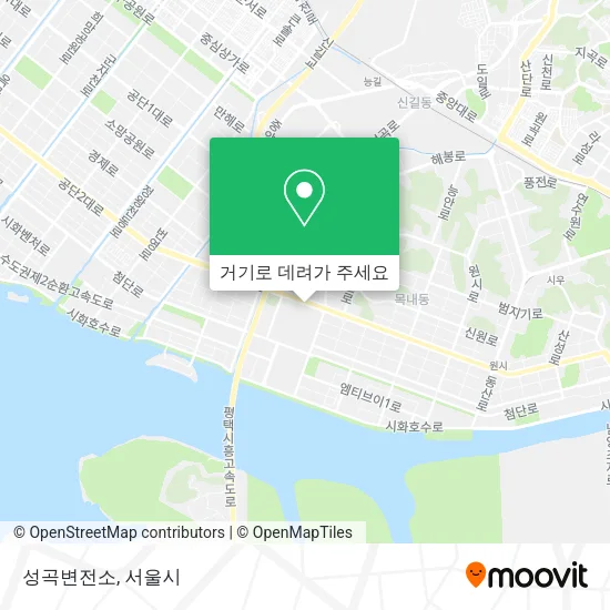 성곡변전소 지도