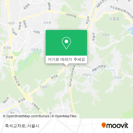 축석교차로 지도
